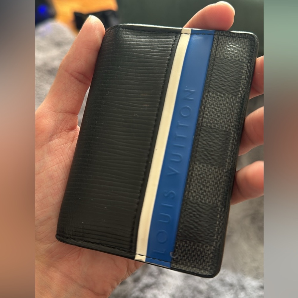 Louis Vuitton Damier Graphite Epi Leather
Black Strip Wallet